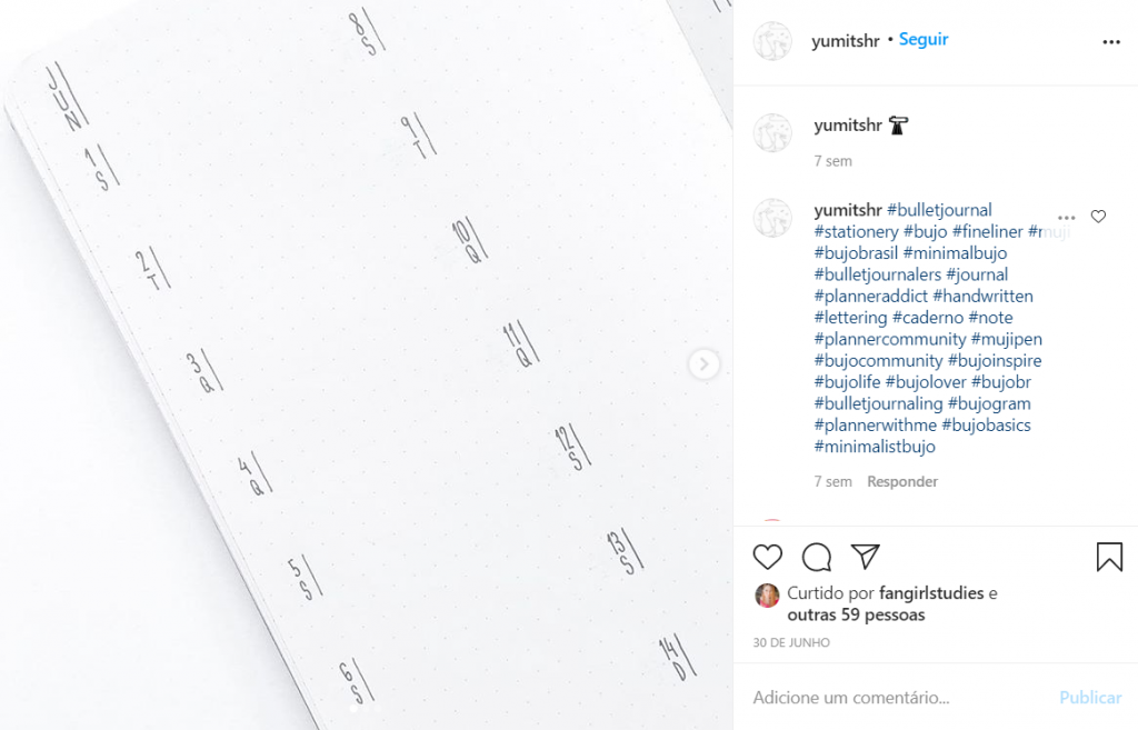 método bullet journal bujo instagram yumitshr
