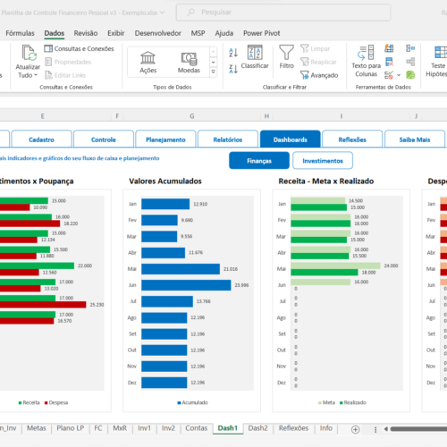 Planilha Sincera de Controle Financeiro Pessoal em Excel - Sua ...